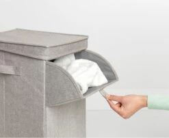 Brabantia Wasmand Met Deksel - Stapelbaar - 35 L - Grey -Thuis Opslag Winkel 1200x979 1