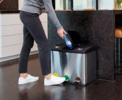 Homra STEPHS Afvalscheiding Prullenbak Met 3 Vakken - 3 X 15L Inhoud - Trio Pedaalemmer - 45 Liter - Vingerafdrukvrij - Vuilafstotend - Anti-slip - Hoogwaardig RVS - Duurzaam ABS Kunststof - RVS - Hygiënisch Recyclen - Afvalscheidingsprullenbak 29 Homra STEPHS Afvalscheiding Prullenbak Met 3 Vakken - 3 X 15L Inhoud - Trio Pedaalemmer - 45 Liter - Vingerafdrukvrij - Vuilafstotend - Anti-slip - Hoogwaardig RVS - Duurzaam ABS Kunststof - RVS - Hygiënisch Recyclen - Afvalscheidingsprullenbak -Thuis Opslag Winkel 1200x985 3