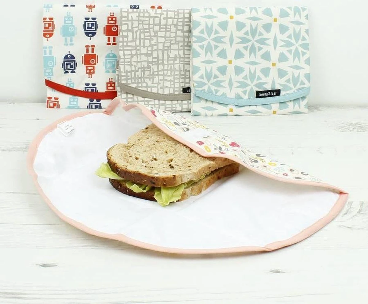 Keep Leaf - Herbruikbare Foodwrap - Bloom 2 Keep Leaf - Herbruikbare Foodwrap - Bloom - Afbeelding 2