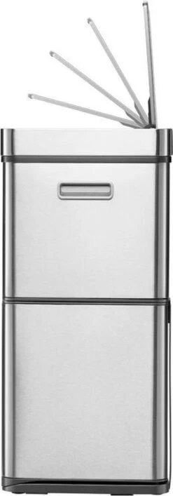 EKO Mirage Plus Sensor Afvalscheider Prullenbak - 30 + 15 + 15 L - Mat RVS -Thuis Opslag Winkel 419x1200 1
