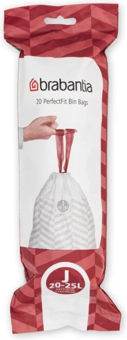 Brabantia PerfectFit Vuilniszakken - 20 - 25 L - Code J - 6 Rollen X 20 Stuks 11 Brabantia PerfectFit Vuilniszakken - 20 - 25 L - Code J - 6 Rollen X 20 Stuks -Thuis Opslag Winkel 448x1200