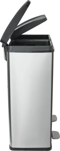 Vuilnisbak 2in1 Recycleer Vuilnisemmer 2x 30L 60 Liter 2 Compartment Pedaalemmer -Thuis Opslag Winkel 479x1200