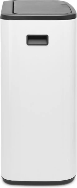 Brabantia Bo Touch Bin Prullenbak - 2 X 30 L - White -Thuis Opslag Winkel 491x1200