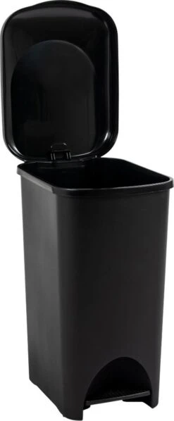 Pedaalemmer - Prullenbak - Afvalbak - 40 Liter – Zwart 11 Pedaalemmer - Prullenbak - Afvalbak - 40 Liter – Zwart -Thuis Opslag Winkel 496x1200