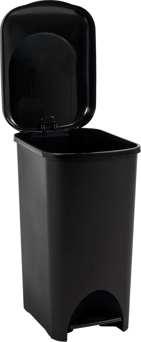 Pedaalemmer - Prullenbak - Afvalbak - 40 Liter – Zwart 6 Pedaalemmer - Prullenbak - Afvalbak - 40 Liter – Zwart - Afbeelding 6