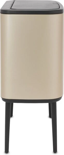 Brabantia Afvalemmer Bo Touch Bin Champagnekleur, 11 + 23 L -Thuis Opslag Winkel 497x1200 3