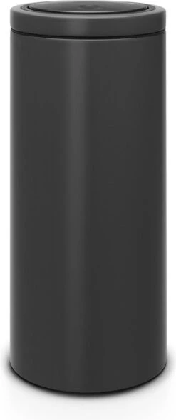 Brabantia Touch Bin Flat Top 30L - Infinite Grey - Met Speciale Structuurlak - Special Edition -Thuis Opslag Winkel 502x1200