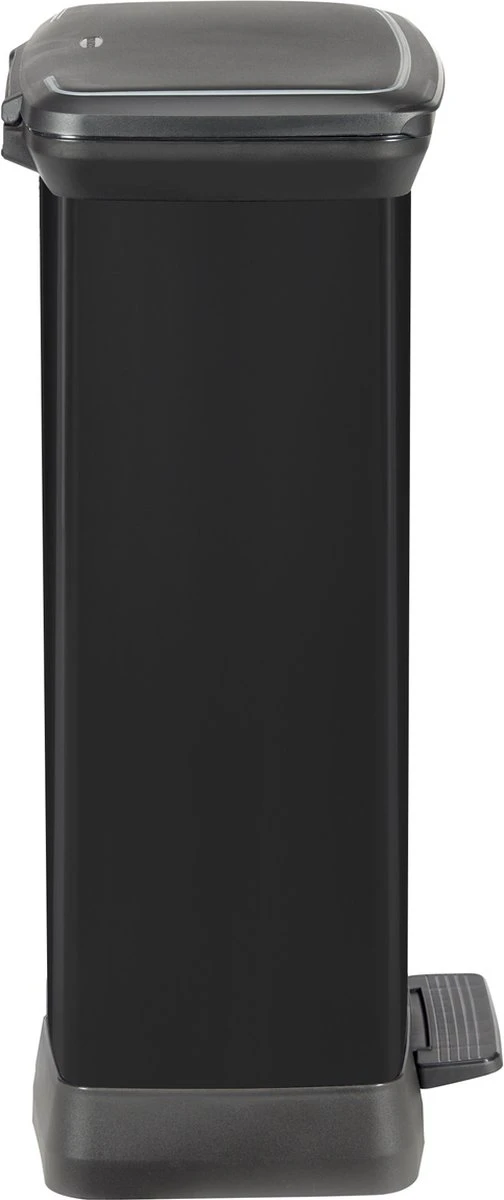 Curver Decobin Prullenbak- 50L - 39x29x72 Cm - Zilver Metallic 9 Curver Decobin Prullenbak- 50L - 39x29x72 Cm - Zilver Metallic - Afbeelding 9