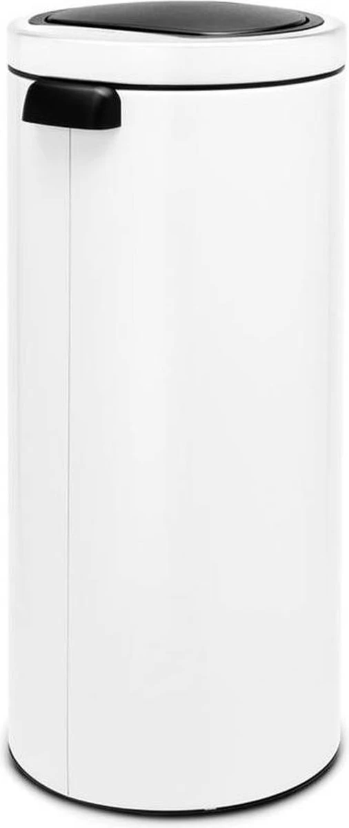 Brabantia Touch Bin Flat Top 30 L - Wit Prullenbak 3 Brabantia Touch Bin Flat Top 30 L - Wit Prullenbak - Afbeelding 3