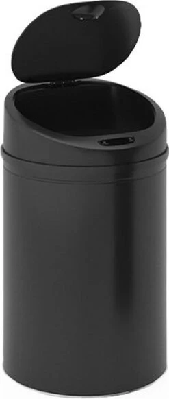 GoodVibes - Prullenbak Met Sensor - Vuilbak - Automatische Bewegingssensor - Hygiëne - 60L - Zwart