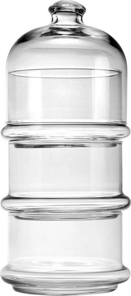 Villa Patisserie, Glazen Voorraadpot, 3 Laags, Met Deksel 3 Villa Patisserie, Glazen Voorraadpot, 3 Laags, Met Deksel - Afbeelding 3