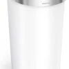 Afvalemmer, Slim, 40 Liter, Wit - Simplehuman
