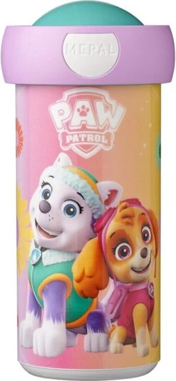 Paw Patrol Girls Voordeelset Lunchbox & Schoolbeker - Mepal Broodtrommel & Drinkbeker - -Thuis Opslag Winkel 555x1200