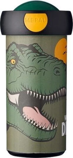 Mepal DINO Lunchset 3 Delig Voordeelset Broodtrommel, Pop-up Beker En Schoolbeker -Thuis Opslag Winkel 557x1200