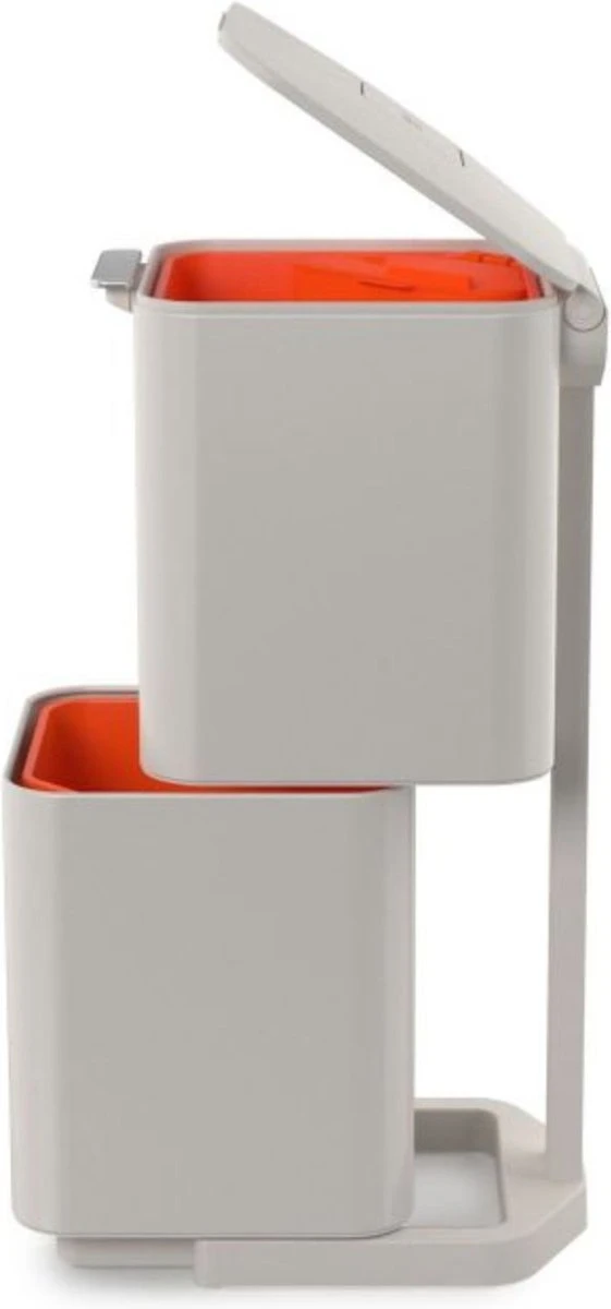 Joseph Joseph Intelligent Waste Prullenbak Totem 2.0 Compact Recycler - 40 L - Stone 10 Joseph Joseph Intelligent Waste Prullenbak Totem 2.0 Compact Recycler - 40 L - Stone - Afbeelding 10