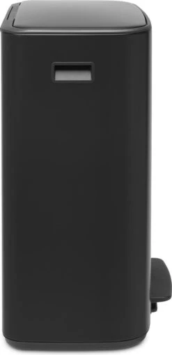Brabantia Bo Prullenbak - 60 L - Met 80 Vuilniszakken - Matt Black -Thuis Opslag Winkel 582x1200