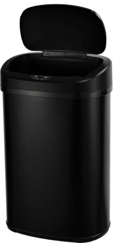 Kitchen Move RVS Prullenbak - 68 Liter - Zwart -Thuis Opslag Winkel 596x1200 3