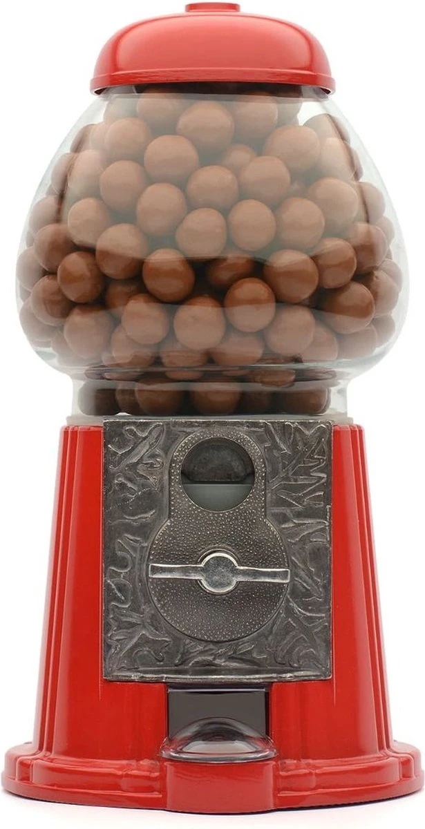 CKB Snoepautomaat Grote Retro Snoepmachine - Rode Kauwgomballen Automaat Snoepmachine Gumball Machine 7 CKB Snoepautomaat Grote Retro Snoepmachine - Rode Kauwgomballen Automaat Snoepmachine Gumball Machine - Afbeelding 7