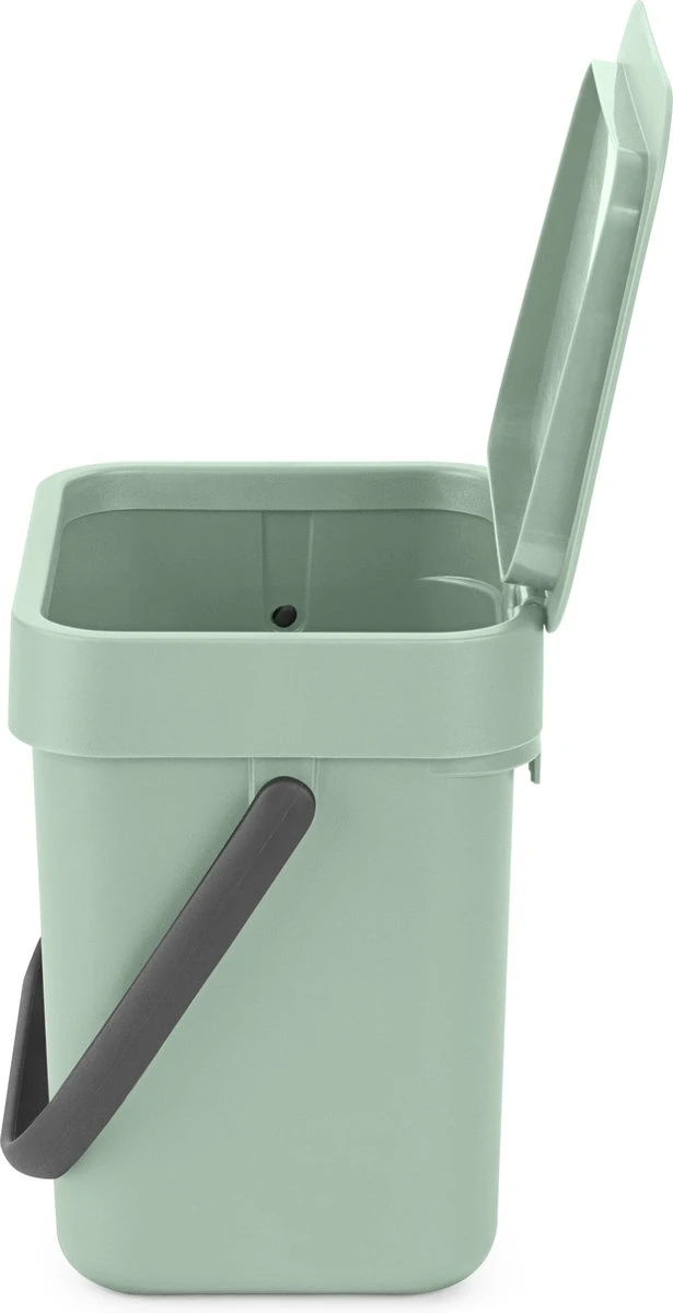 Brabantia Sort & Go Aanrecht Afvalbakje - 3 L - Jade Green 9 Brabantia Sort & Go Aanrecht Afvalbakje - 3 L - Jade Green - Afbeelding 9
