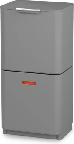 Joseph Joseph Intelligent Waste Prullenbak Totem Max - 60 L - Grijs -Thuis Opslag Winkel 622x1200 1