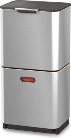 Joseph Joseph Intelligent Waste Prullenbak Totem Max - 60 L - Zilver