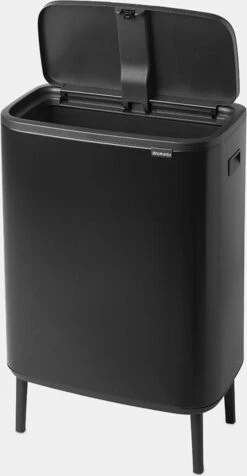Brabantia - Bo Touch Bin Hi 60 L Matt Black -Thuis Opslag Winkel 623x1200 6