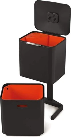 Joseph Joseph Intelligent Waste Prullenbak Totem Max - 60 L - Zwart -Thuis Opslag Winkel 627x1200 3