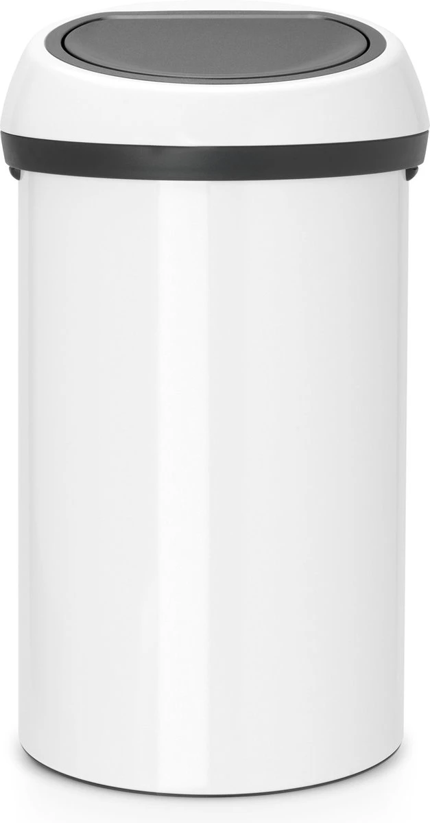 Brabantia Touch Bin Prullenbak - 60 L - White 1 Brabantia Touch Bin Prullenbak - 60 L - White