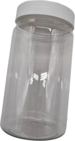 Ariko Jar | Lichtgewicht Kunststof Pot Met Schroefdeksel | 750ml | Potje Met Witte Deksel | Voorraadpot | Hervulbaar 11 Ariko Jar | Lichtgewicht Kunststof Pot Met Schroefdeksel | 750ml | Potje Met Witte Deksel | Voorraadpot | Hervulbaar -Thuis Opslag Winkel 645x1200