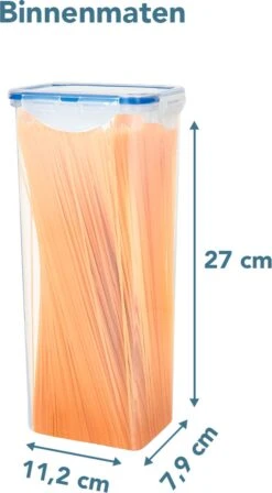 Lock&Lock Vershouddoos - Bewaardoos Voedsel - Voorraadpot - Set Van 2 Stuks - Voor Spaghetti/Pasta - 2 Liter - Transparant 14 Lock&Lock Vershouddoos - Bewaardoos Voedsel - Voorraadpot - Set Van 2 Stuks - Voor Spaghetti/Pasta - 2 Liter - Transparant -Thuis Opslag Winkel 662x1200 2