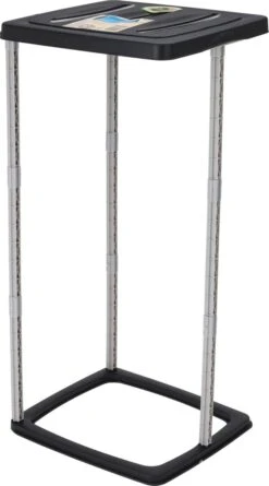 Storage Solutions Vuilniszakhouder - Zwart - 60L - Prullenbak - Vuilnisbak