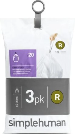 Simplehuman Afvalzakken Code R - 10 Liter - 60 Stuks -Thuis Opslag Winkel 675x1200 6