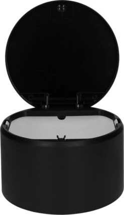 QUVIO Afvalbak Voor Aanrecht - Afvalbakje - Prullenbakje - Met Deksel - Gemakelijk Te Reinigen - Rond - Kunststof - Zwart - 19 X 12 Cm 8 QUVIO Afvalbak Voor Aanrecht - Afvalbakje - Prullenbakje - Met Deksel - Gemakelijk Te Reinigen - Rond - Kunststof - Zwart - 19 X 12 Cm -Thuis Opslag Winkel 696x1200 3