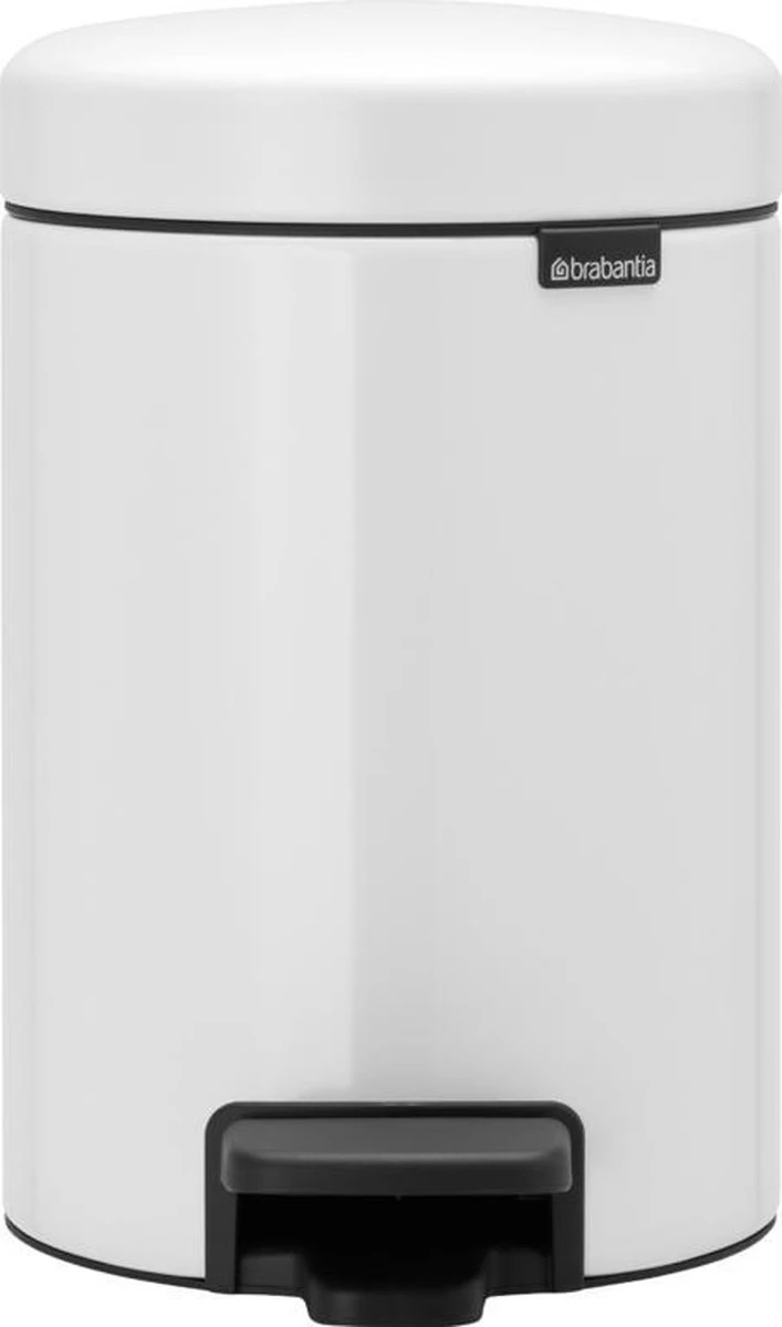 Brabantia NewIcon Prullenbak - 3 L - White 12 Brabantia NewIcon Prullenbak - 3 L - White - Afbeelding 12