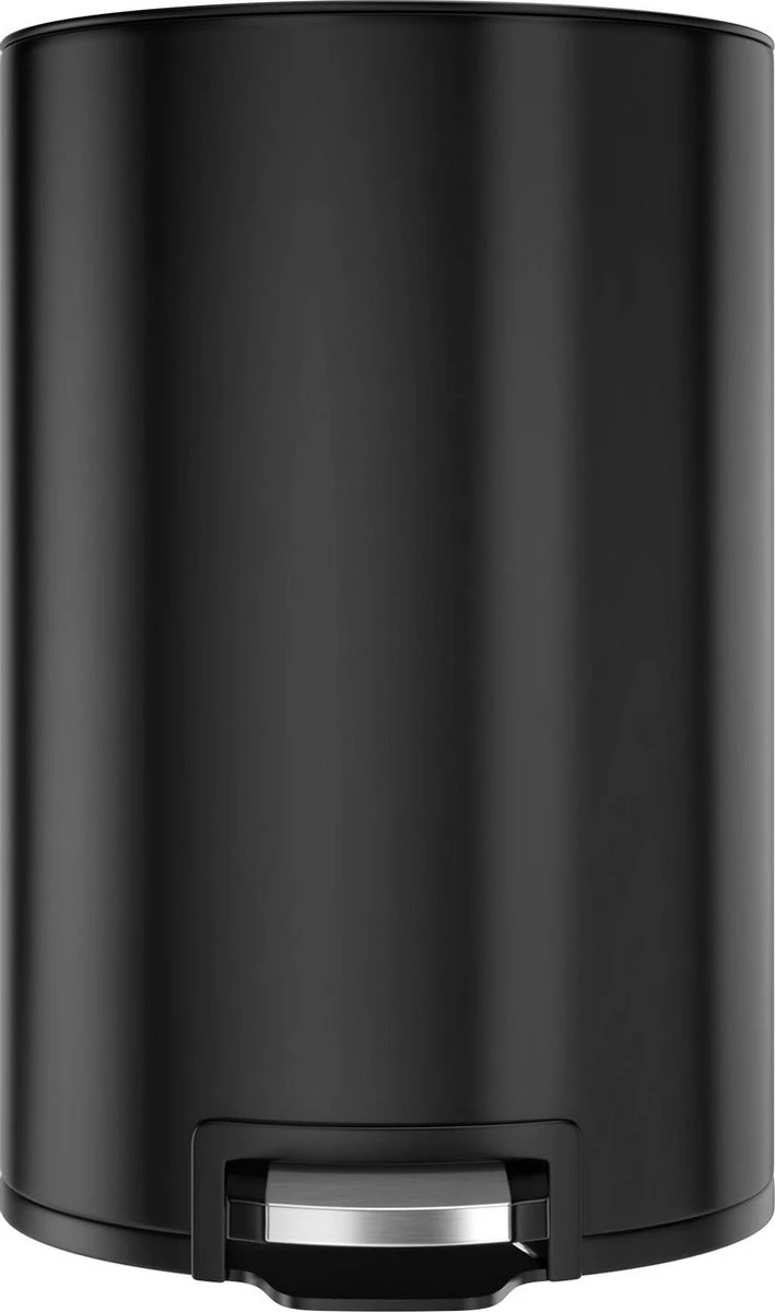 Pedaalemmer Stangvollby Kallax - 5 Liter - RVS - Zwart - Prullenbak - Toilet - Badkamer - Klein - Soft Close Deksel - Chique Design - Kleine Zwarte Pedaal Afvalemmer - Vuilnisbak Badkamer 10 Pedaalemmer Stangvollby Kallax - 5 Liter - RVS - Zwart - Prullenbak - Toilet - Badkamer - Klein - Soft Close Deksel - Chique Design - Kleine Zwarte Pedaal Afvalemmer - Vuilnisbak Badkamer - Afbeelding 10
