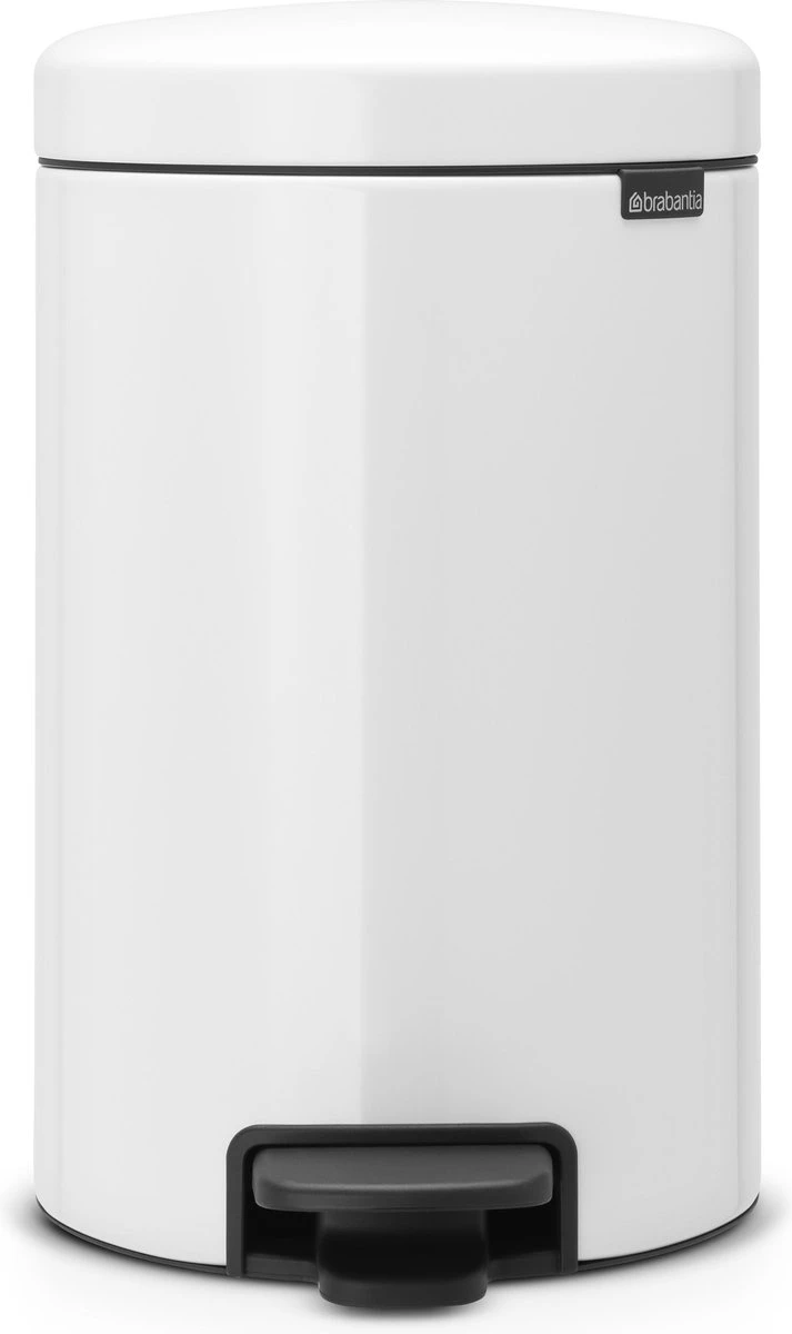 Brabantia NewIcon Prullenbak - 12 L - White 1 Brabantia NewIcon Prullenbak - 12 L - White