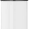Brabantia Touch Bin Prullenbak - 3 L - White / Brilliant Steel Deksel