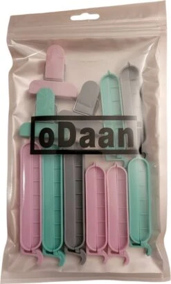 Vershoudclips - Zakafsluiter - Vershoudknijpers - Sluitclips - 12 Stuks - ODaani -Thuis Opslag Winkel 723x1200