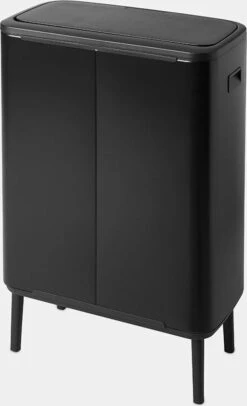 Brabantia - Bo Touch Bin Hi 60 L Matt Black -Thuis Opslag Winkel 730x1200 6