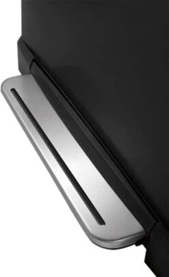 EKO E-Cube Prullenbak - 28+18 L - Zwart -Thuis Opslag Winkel 734x1200 3