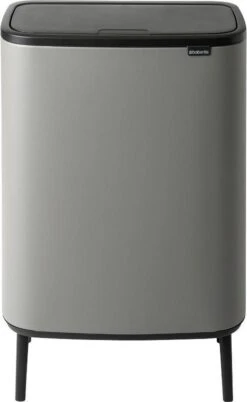 Brabantia - Bo Touch Bin Hi 60 L Matt Black -Thuis Opslag Winkel 738x1200 3