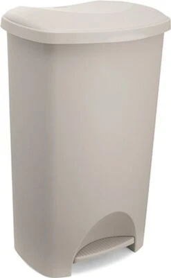 Pedaalemmer - Prullenbak - Afvalbak - 50 Liter – Taupe