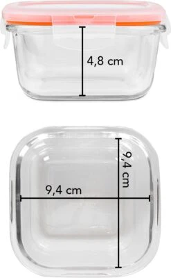 Lock&Lock Glazen Vershoudbakjes - Glazen Meal Prep Bakjes - Glazen Bakjes Met Deksel - Ovenschaaltjes Met Deksel - Airfryer Bakjes - 300 Ml - Set Van 6 Stuks -Thuis Opslag Winkel 741x1200 2