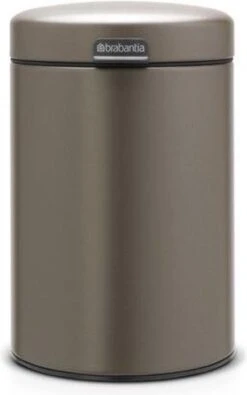 Brabantia NewIcon Wandafvalemmer - 3 L - Platinum -Thuis Opslag Winkel 750x1200 4