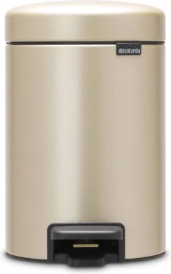 Brabantia NewIcon Prullenbak - 3 L - Metallic Gold