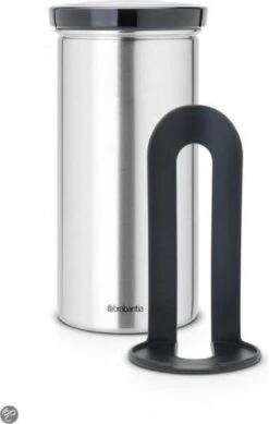 Brabantia Voorraadbus Voor 18 Koffie- En Theepads - Matt Steel Fingerprint Proof / Grijze Deksel 5 Brabantia Voorraadbus Voor 18 Koffie- En Theepads - Matt Steel Fingerprint Proof / Grijze Deksel -Thuis Opslag Winkel 761x1200