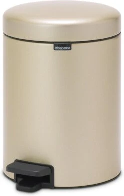 Brabantia NewIcon Prullenbak - 3 L - Metallic Gold -Thuis Opslag Winkel 762x1200 2