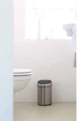 Brabantia Touch Bin Prullenbak - 3 L - Matt Steel 24 Brabantia Touch Bin Prullenbak - 3 L - Matt Steel -Thuis Opslag Winkel 762x1200