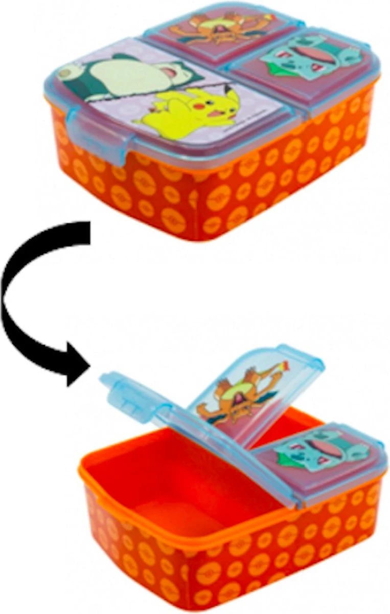 Pokemon Multi Brooddoos / Broodtrommel 2 Pokemon Multi Brooddoos / Broodtrommel - Afbeelding 2