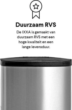 Prullenbak Met Sensor - 8 Liter - RVS - Toilet Afvalemmer - Badkamer Afvalbak Homra IXXA - Vuilnisbak - 8L - Vingerafdrukvrij RVS - Hygiënisch - Automatische Softclose Deksel - Automatische Deksel - Sensor Vuilbak -Thuis Opslag Winkel 785x1200 2